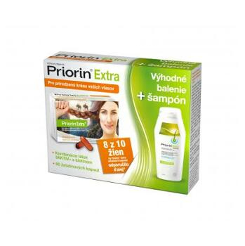 PRIORIN® Extra 60 kapslí + šampón 200 ml ZDARMA
