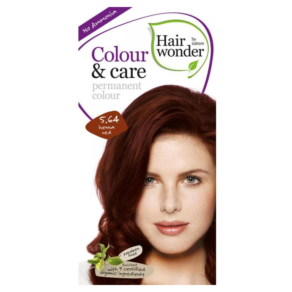 Levně HAIRWONDER Dlouhotrvající barva na vlasy 5.64 Červená henna BIO 100 ml