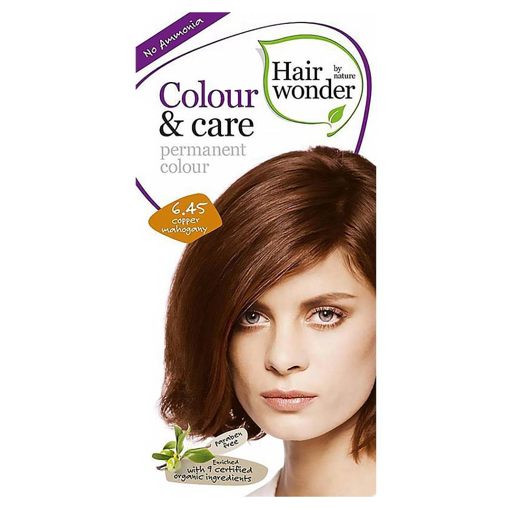 Levně HAIRWONDER Dlouhotrvající barva na vlasy 6.45 Měděný mahagon BIO 100 ml