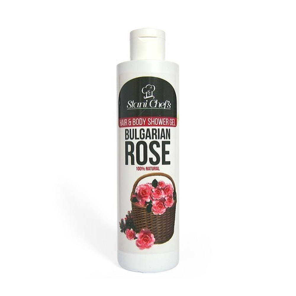E-shop HRISTINA Přírodní sprchový gel na vlasy a tělo bulharská růže 250 ml