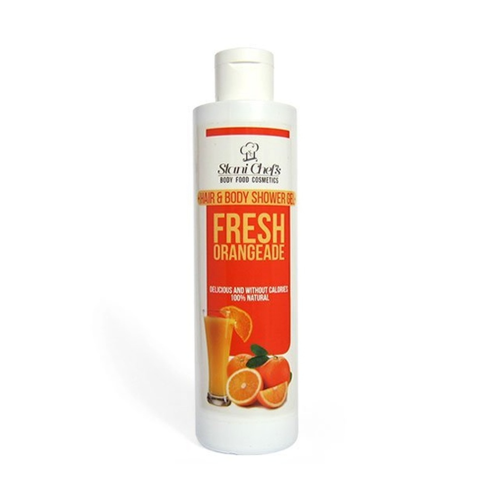 E-shop HRISTINA Přírodní sprchový gel na vlasy a tělo čerstvá oranžáda 250 ml