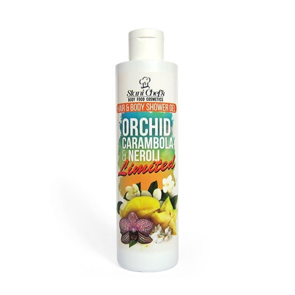 E-shop HRISTINA Přírodní sprchový gel na vlasy a tělo orchidej  250 ml
