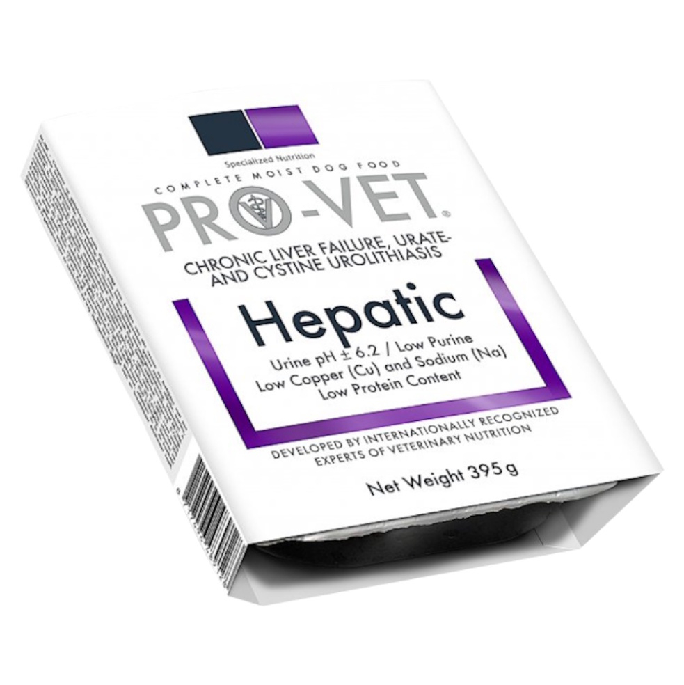 E-shop PRO-VET Hepatic paštika pro psy při jaterní dietě 395 g