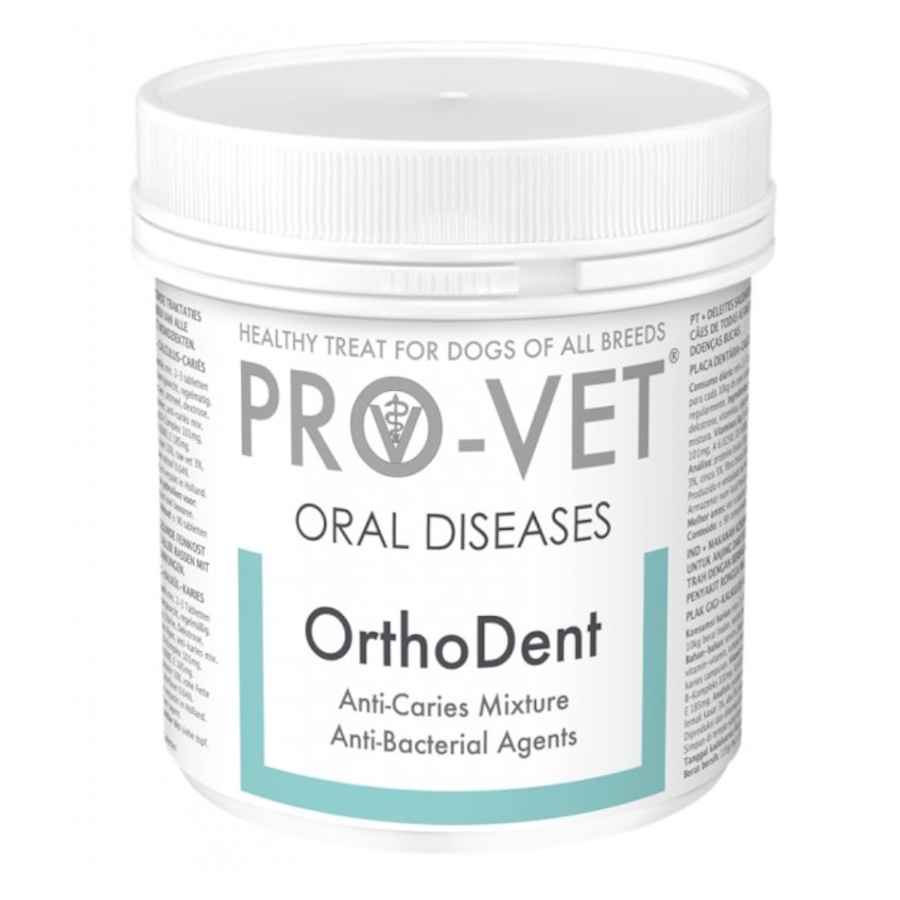 Levně PRO-VET OrthoDent pastilky pro psy na péči o dutinu ústní 90 ks
