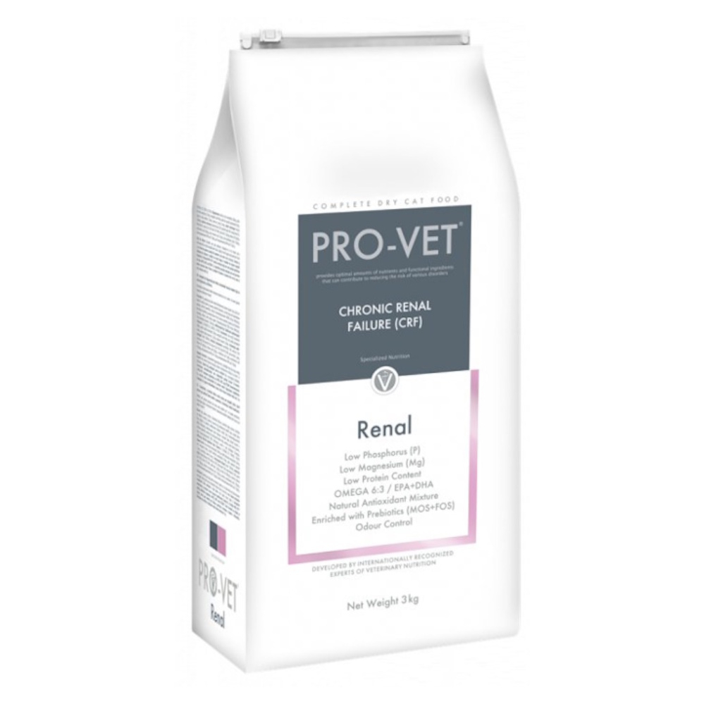 E-shop PRO-VET Renal granule pro kočky s chronickým selháním ledvin 3 kg