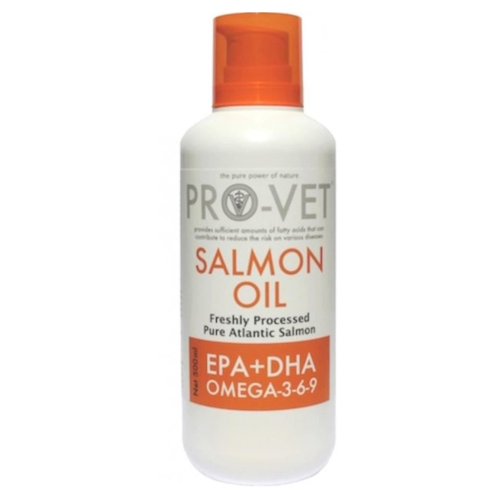 E-shop PRO-VET Salmon oil lososový olej pro psy 500 ml
