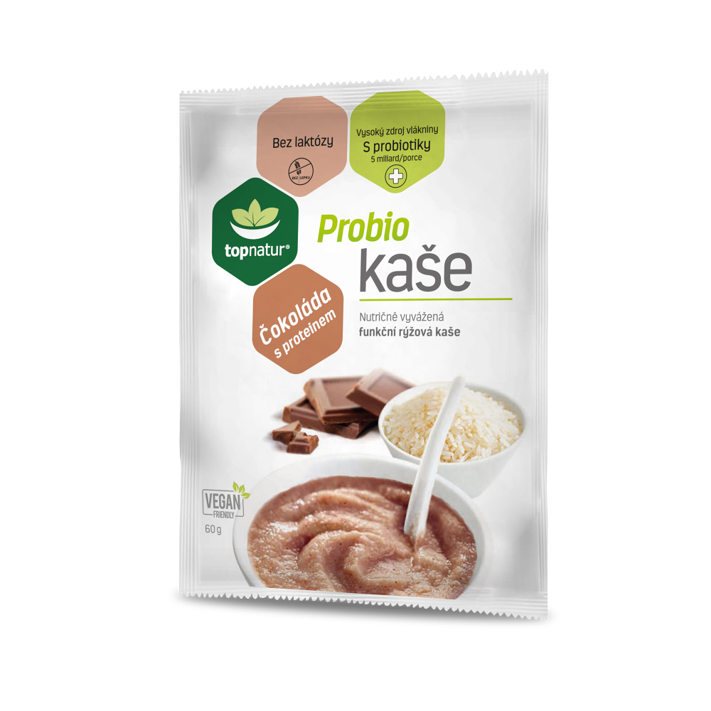 E-shop TOPNATUR Probio kaše čokoláda s proteinem 60g