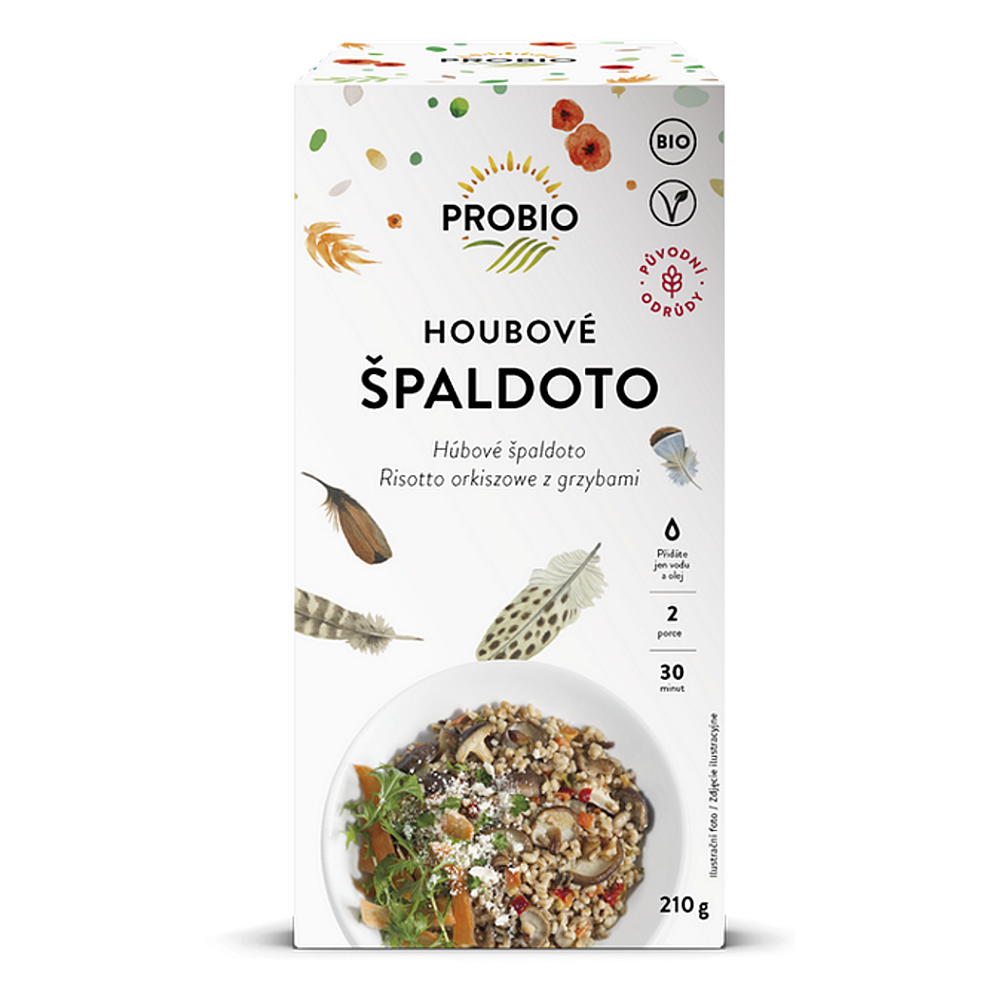 PROBIO Špaldoto houbové BIO 210 g