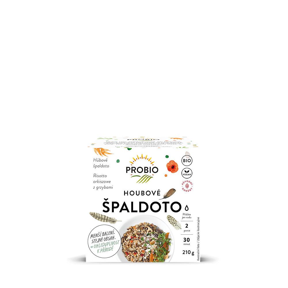 PROBIO Špaldoto houbové BIO 210 g