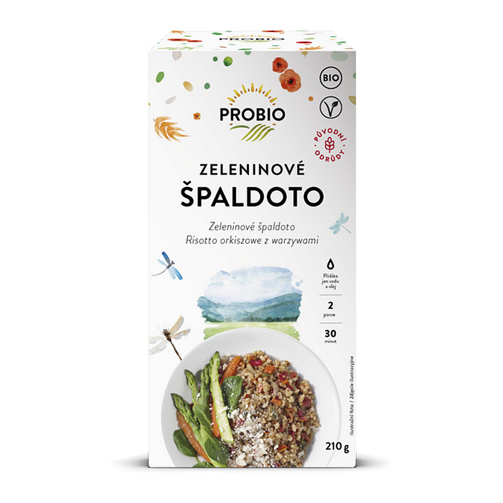PROBIO Špaldoto zeleninové BIO 210 g