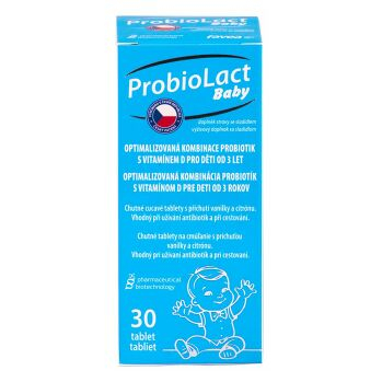 FAVEA ProbioLact Baby s vitamínem D 30 tablet, expirace