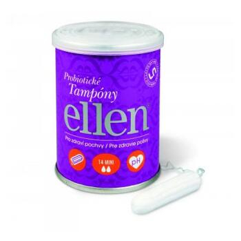 ELLEN Probiotické tampóny - Mini 14 ks