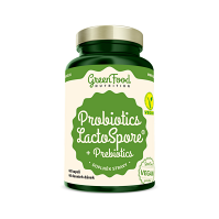 GREENFOOD NUTRITION Probiotika lactospore + prebiotika 60 kapslí