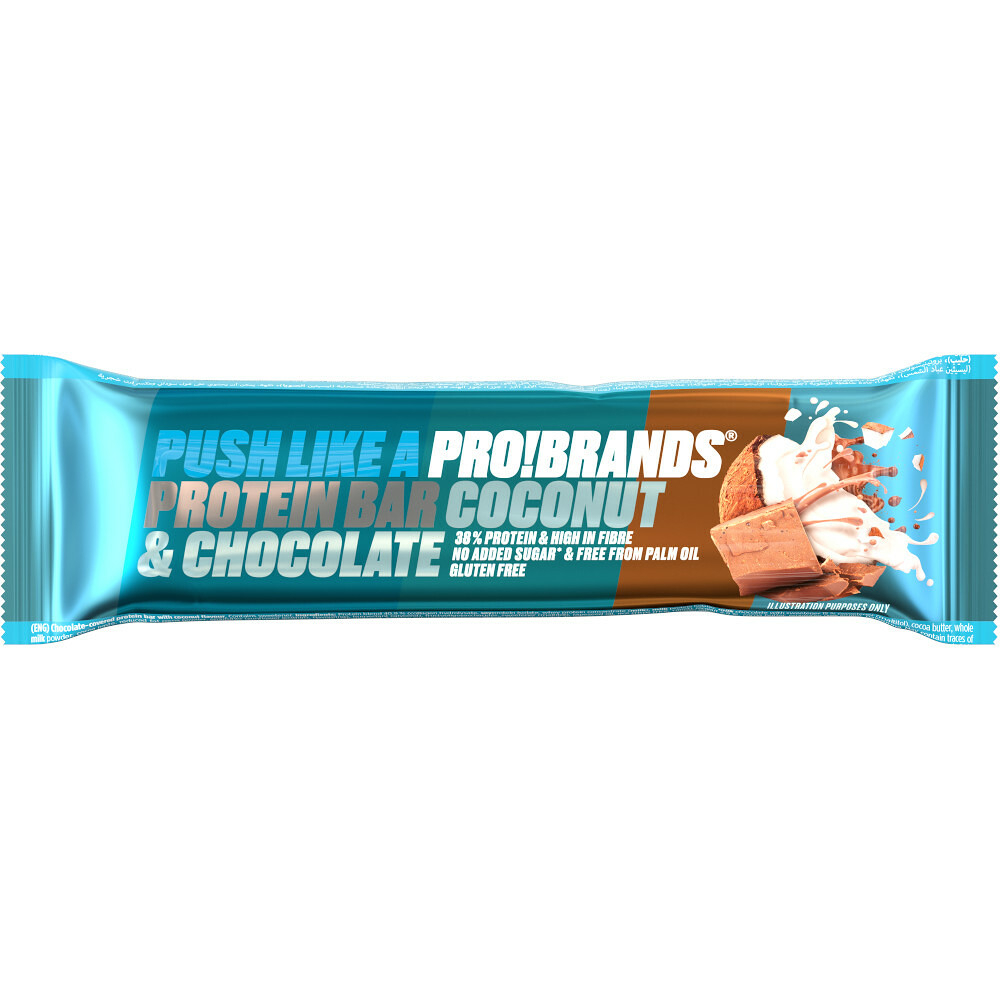 Levně PROBRANDS Protein bar s příchutí kokos 45 g