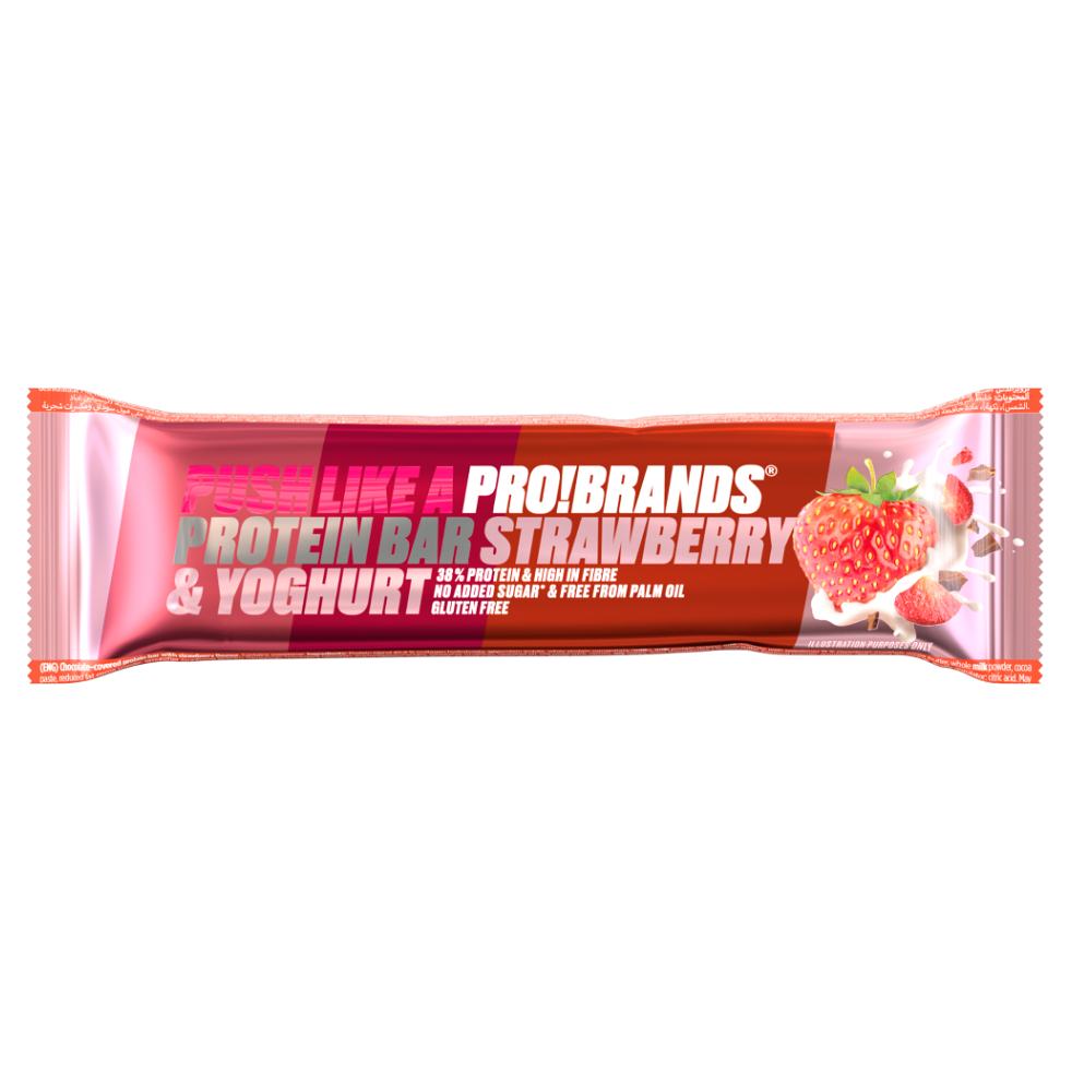 E-shop PROBRANDS Protein bar s příchutí jahoda a jogurt 45 g