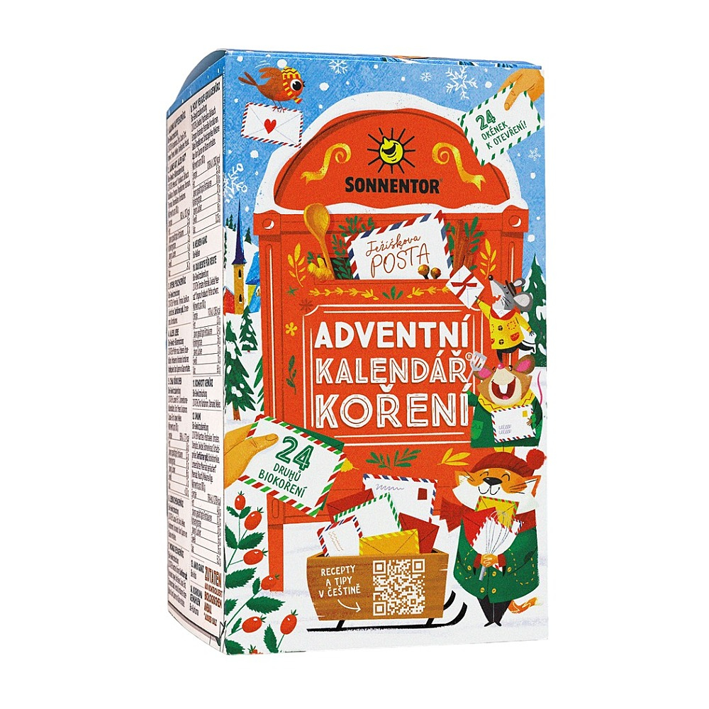 SONNENTOR Koření adventní kalendář BIO 118 g