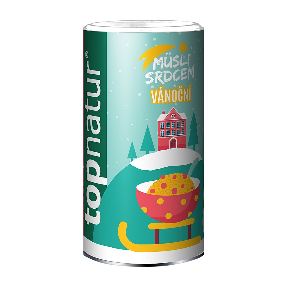 TOPNATUR Müsli srdcem vánoční perníkové 350 g