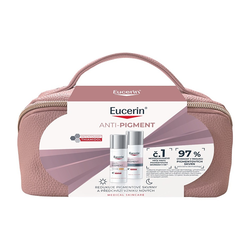 EUCERIN Vánoční kazeta Anti-Pigment Denní SPF30 & Noční krém 50 ml + 50 ml