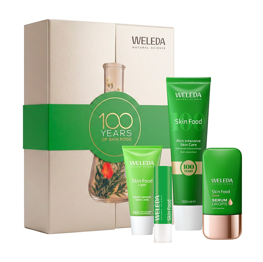 WELEDA Dárkové balení krabička Skin Food 100th Anniversary Set