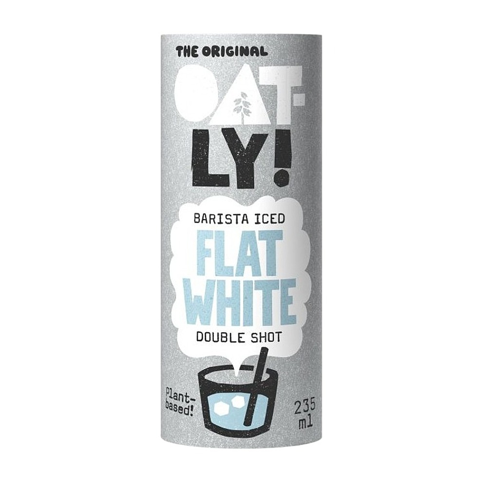 Oatly! Nápoj ovesný Barista iced flat white