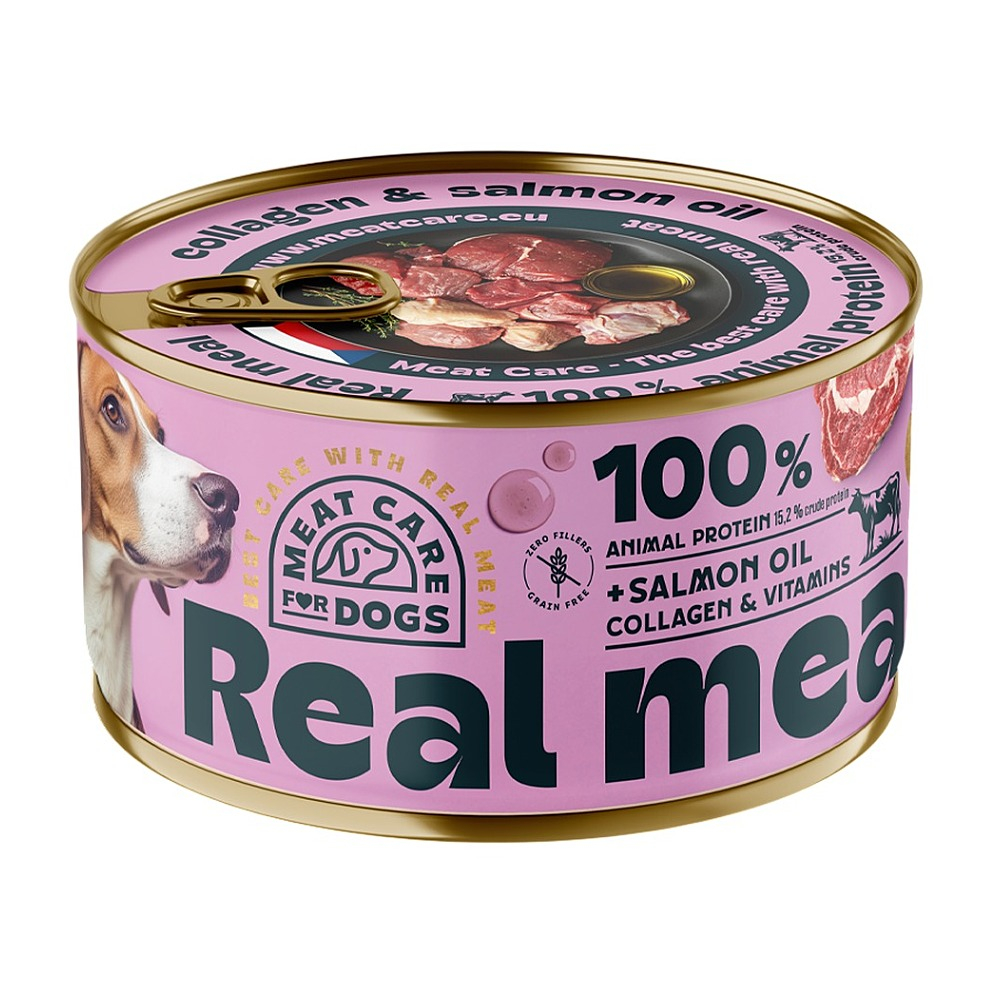 MEAT CARE For pets real meal konzerva pro psy hovězí 400 g