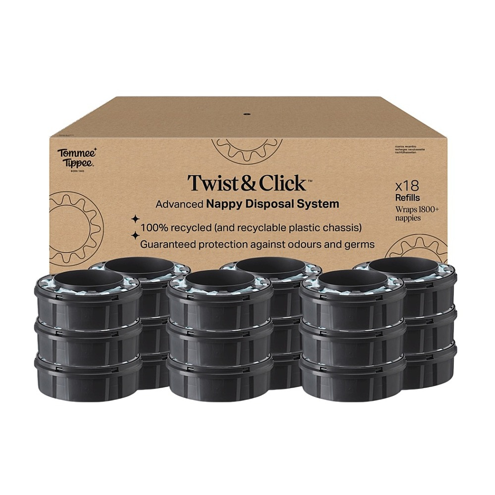 TOMMEE TIPPEE Twist & click náhradní kazety 18 kusů