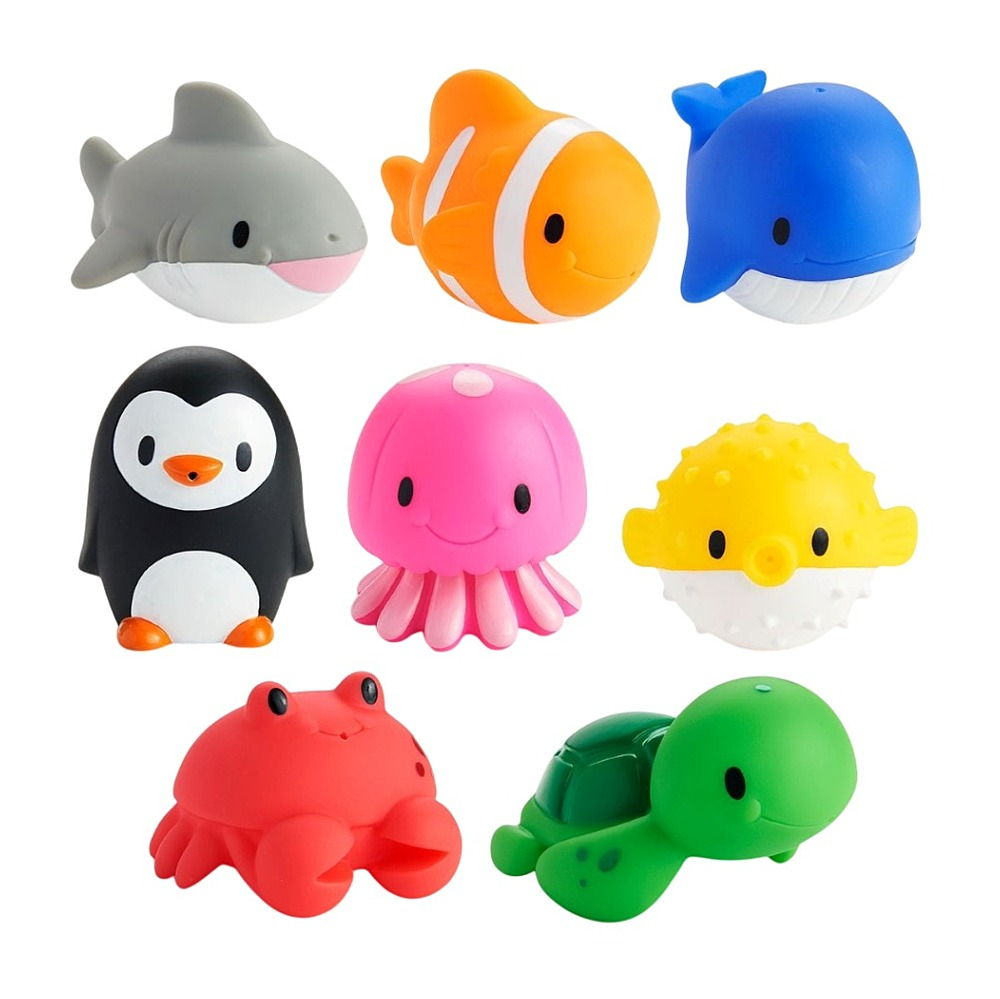 MUNCHKIN Stříkající zvířátka do koupele ocean 8 kusů