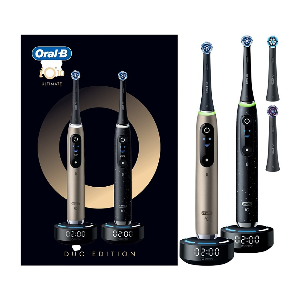 ORAL-B Elektrický zubní kartáček series iO 10 black&gold duo
