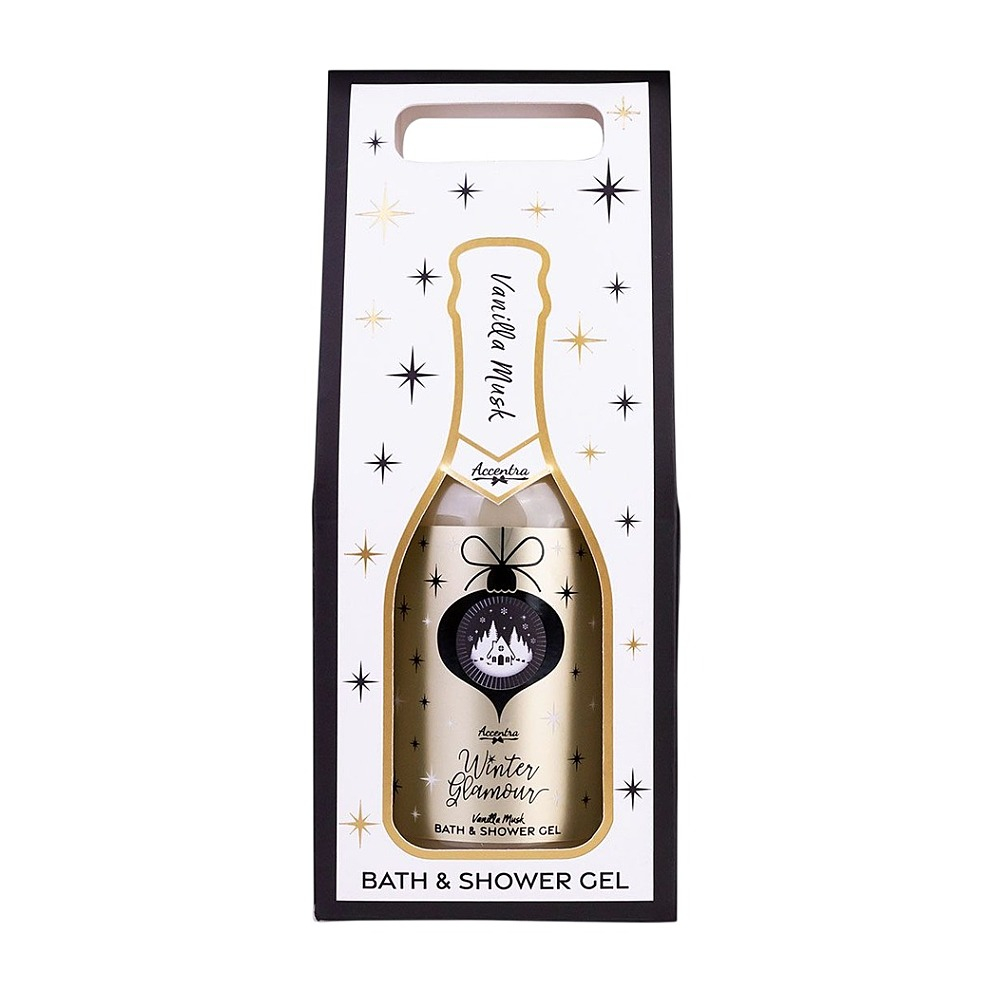 ACCENTRA Winter glamour sprchový gel vanilka a pižmo 180 ml