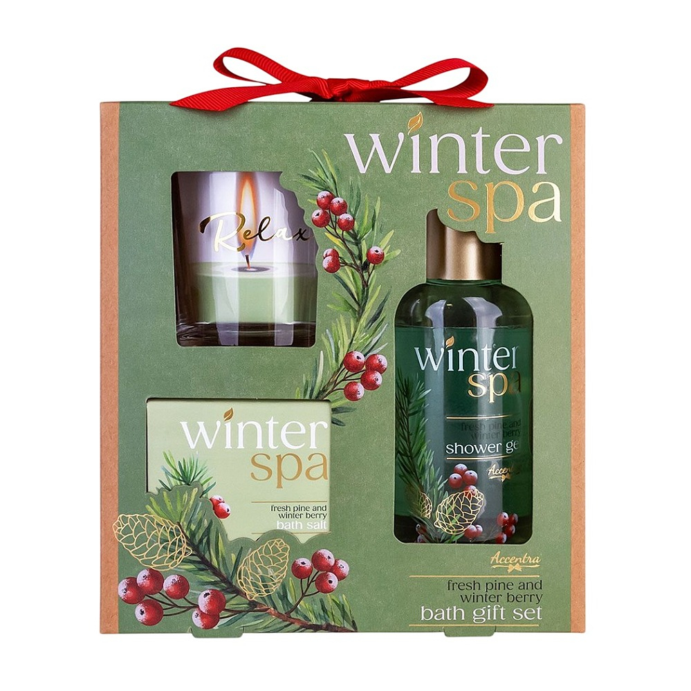 ACCENTRA Winter spa sada koupelová zimní ovoce 3 kusy