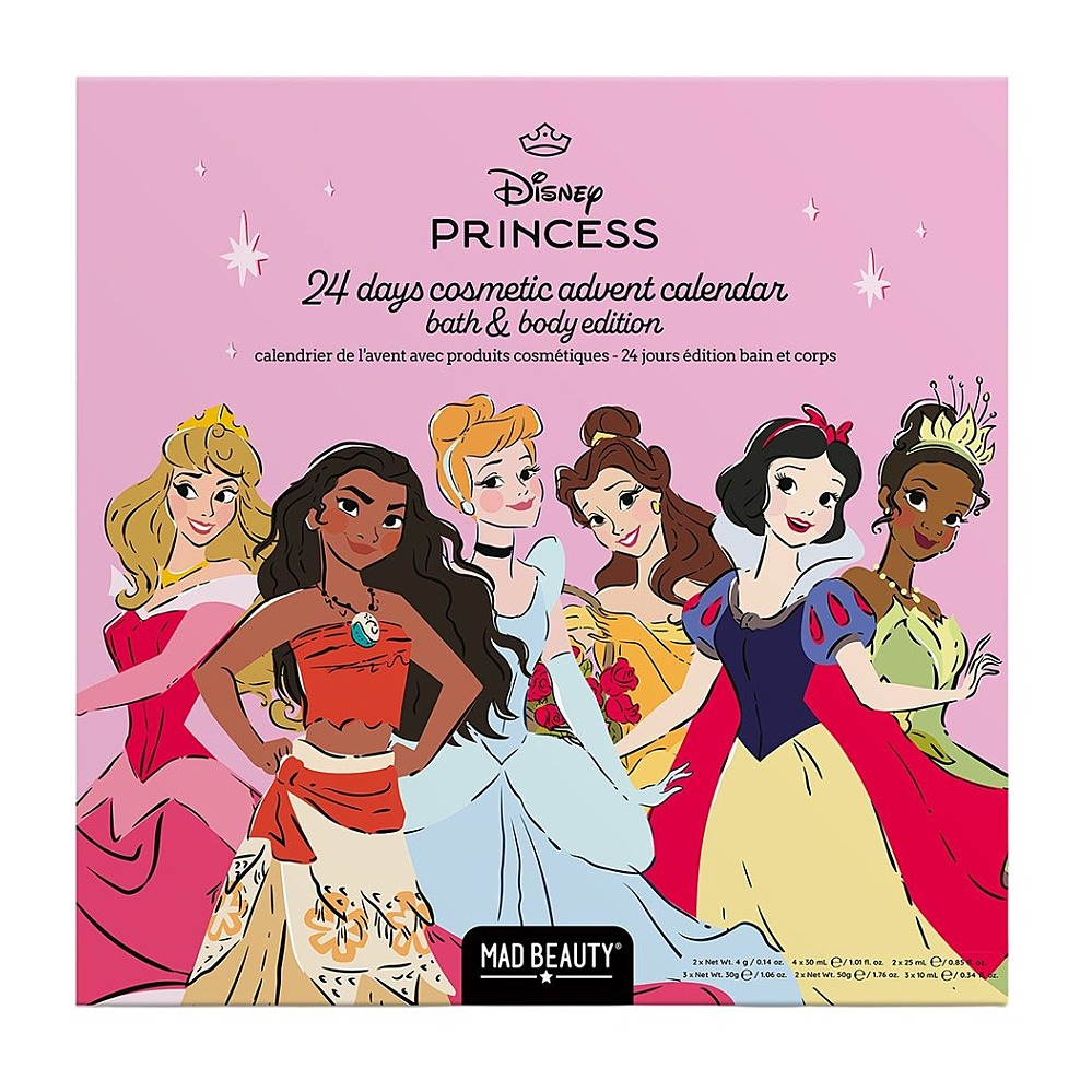 MAD BEAUTY Adventní kalendář princess 24 překvapení