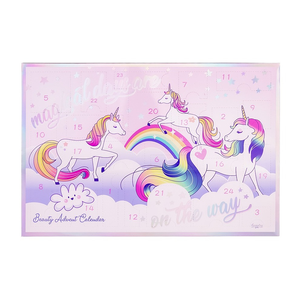 ACCENTRA Adventní kalendář unicorn 24 překvapení