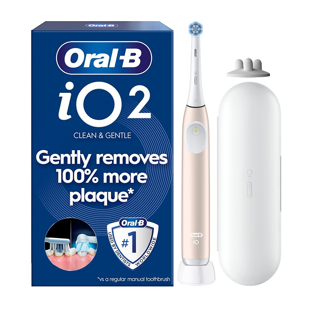 ORAL-B Series iO 2 elektrický zubní kartáček + pouzdro pink