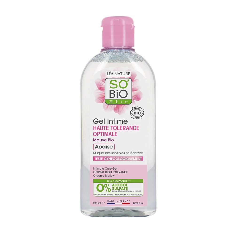 SO´BIO Étic Mycí gel pro intimní hygienu hypoalergenní BIO 200 ml