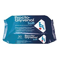 PROCTO-GLYVENOL Soft - vlhčené ubrousky 30 ks, Určené (na): Hemoroidy