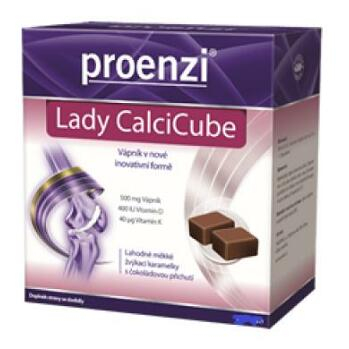PROENZI Lady CalciCube čokoláda 30 ks (Vitamín K) - Přírodní