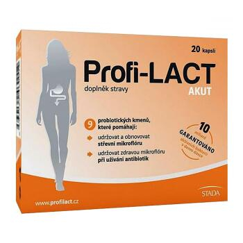 Profi-LACT Akut cps.20 : Výprodej (Prsa) - Přírodní