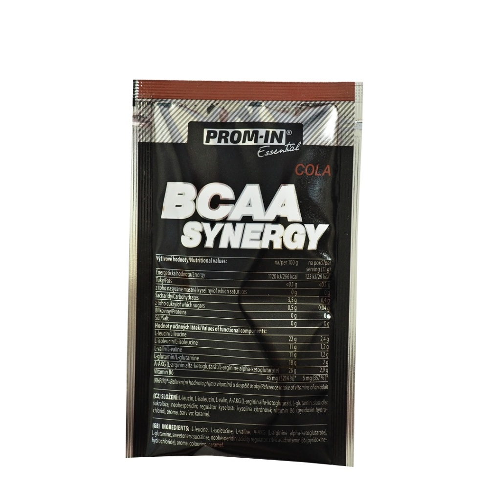 Levně PROM-IN Essential BCAA synergy cola vzorek 11 g