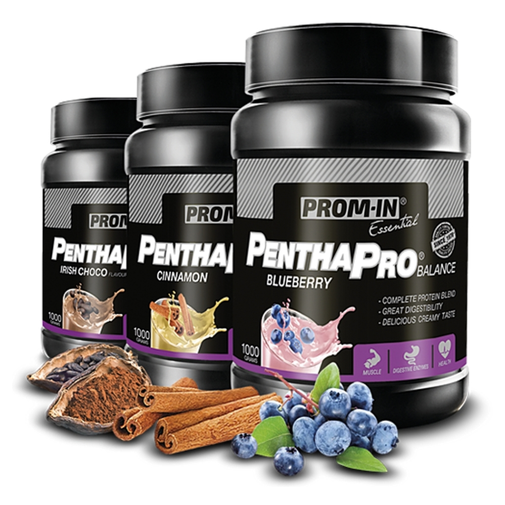 Levně PROM-IN Essential PenthaPro Balance borůvka 40 g