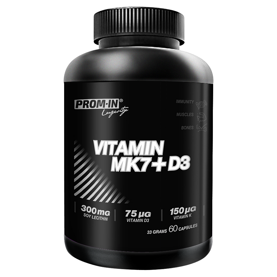 Levně PROM-IN Vitamin MK7+D3 60 kapslí