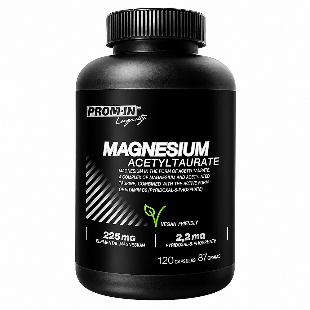 PROM-IN Magnesium acetyltaurate 120 kapslí