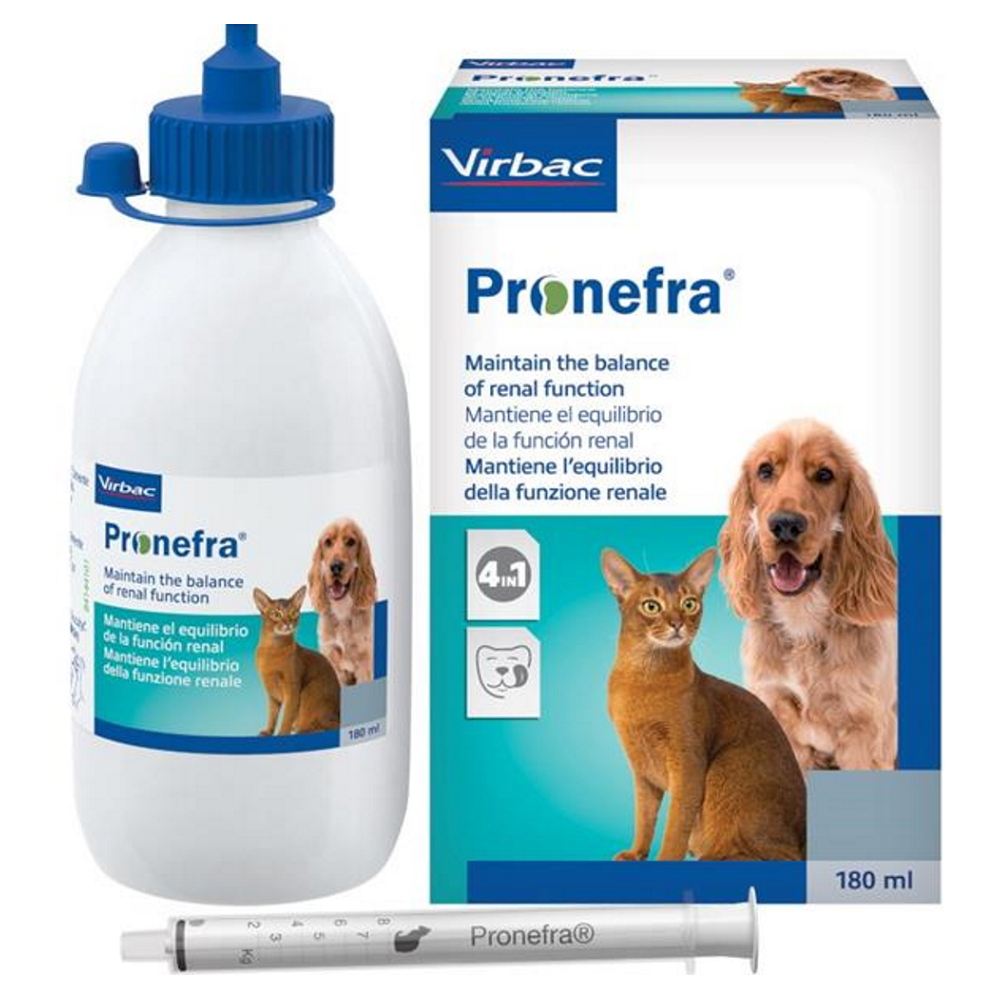 VIRBAC Pronefra pro kočky a psy 180 ml