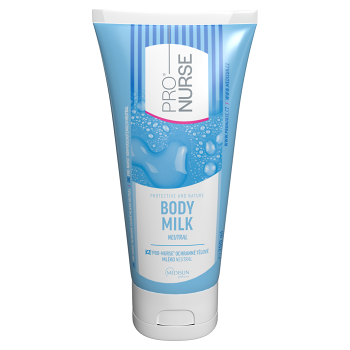 PRO-NURSE Přírodní ošetřující tělové mléko Neutral s vitamínem E 200 ml, expirace