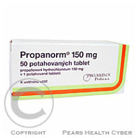 PROPANORM 150 MG  50X150MG Potahované tablety