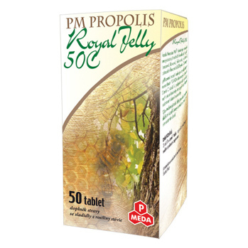 PURUS MEDA Propolis 50C + Royal jelly 500 mg 50 tablet