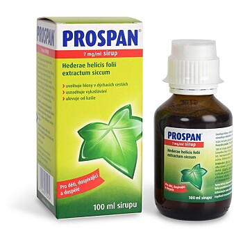 PROSPAN perorální sirup 7 mg/ml 100 ml (Na vlhký kašel) - Jednosložkové