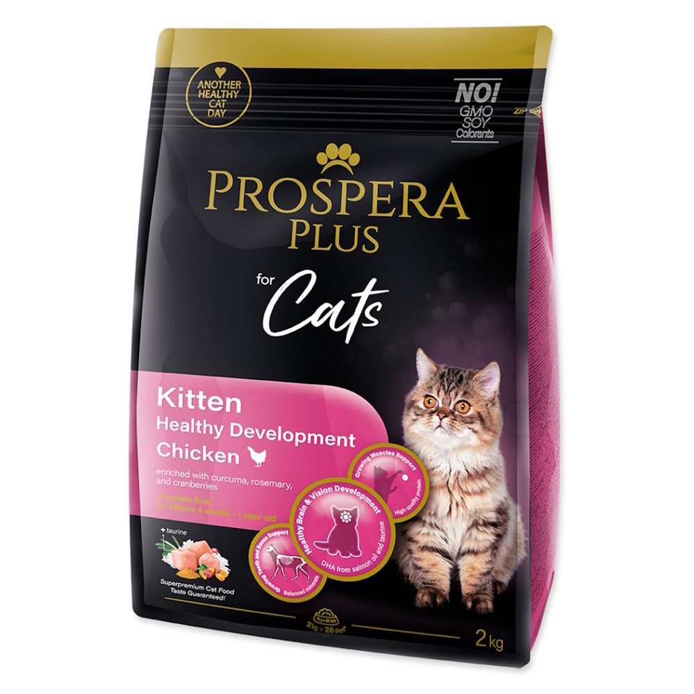 PROSPERA PLUS Kitten Chicken Healthy Development krmivo pro koťata 1 kus, Hmotnost balení (g): 7 kg