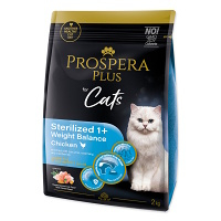 PROSPERA PLUS Sterilized 1+ Chicken Weight Balance Krmivo pro kočky 1 kus, Hmotnost balení (g): 2 kg