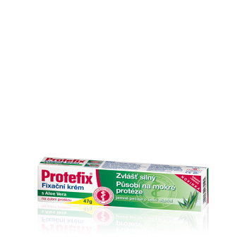PROTEFIX Fixační krém s aloe vera 47 g (Prostředky na zuby a zubní náhrady) - Fixační
