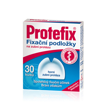 Protefix Fixační podložky - horní zubní protéza 30ks (Prostředky na zuby a zubní náhrady) - Fixační